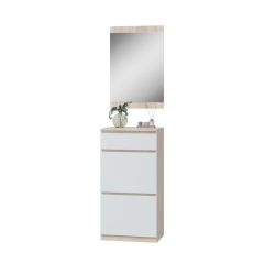 ЛОРИ Прихожая  (дуб сонома светлый/белый) в Урае - uray.mebel24.online | фото 10