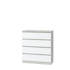 ЛОРИ Спальный гарнитур модульный (дуб серый/белый) в Урае - uray.mebel24.online | фото 8