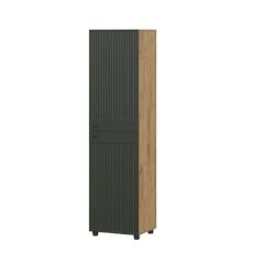 МИЛАН Гостиная (Дуб Золотой/Олива софт) в Урае - uray.mebel24.online | фото 2