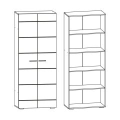 Модульная гостиная Фиеста (Венге/Белый глянец) в Урае - uray.mebel24.online | фото 4