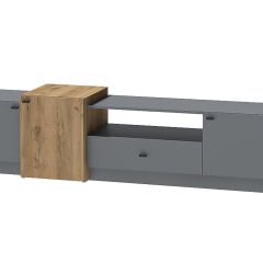 Модульная гостиная Квадро (ЛДСП дуб крафт золотой) в Урае - uray.mebel24.online | фото 15