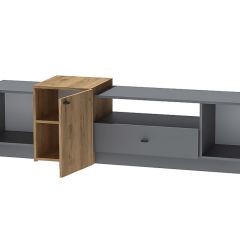 Модульная гостиная Квадро (ЛДСП дуб крафт золотой) в Урае - uray.mebel24.online | фото 16