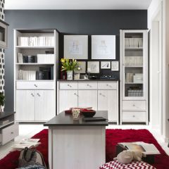 Модульная гостиная ПОРТО (Джанни/сосна ларико) в Урае - uray.mebel24.online | фото
