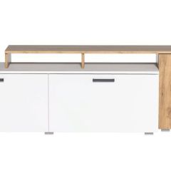 Гостиная Эльза (модульная) Дуб Крафт Золотой/Белый в Урае - uray.mebel24.online | фото 4