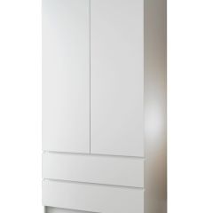 МОРИ МШ 900.1 Шкаф с 2мя дв и 2мя ящ. (белый) в Урае - uray.mebel24.online | фото