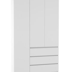 МОРИ МШ 1200.1 Шкаф (белый) в Урае - uray.mebel24.online | фото 2