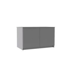 МОРИ МА 900.1 Антресоль/Тумба (графит) в Урае - uray.mebel24.online | фото 2