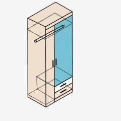 НИКА Н10з Шкаф для одежды в Урае - uray.mebel24.online | фото 4