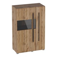 НИЦЦА Гостиная Шкаф-витрина 2 дв в Урае - uray.mebel24.online | фото