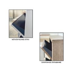 Обувница Комфорт Ф 003 Фасад 3D Бамбук (4 секции) в Урае - uray.mebel24.online | фото 5
