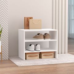 Обувница открытая 550 (ЛДСП белый) в Урае - uray.mebel24.online | фото