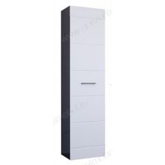 Пенал Ненси 400 (Венге/Белый глянец) в Урае - uray.mebel24.online | фото