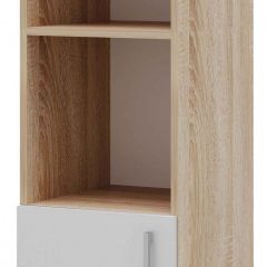Пенал ПКС-8 Дуб сонома/Белый глянец в Урае - uray.mebel24.online | фото
