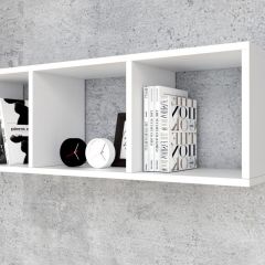 Полка открытая 900 (ЛДСП Белый) в Урае - uray.mebel24.online | фото