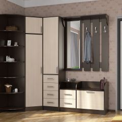 Прихожая ДИАНА-4 сек №29 (Венге/Дуб молочный) в Урае - uray.mebel24.online | фото 3