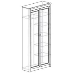 Шкаф для одежды 2-х дверный №640 "Флоренция" Дуб оксфорд в Урае - uray.mebel24.online | фото 2