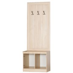 Шкаф для одежды открытый №620 Инна Денвер светлый в Урае - uray.mebel24.online | фото 2