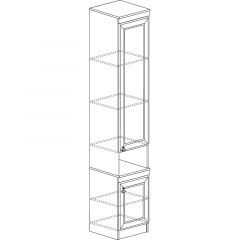 Шкаф №617 Инна Денвер светлый в Урае - uray.mebel24.online | фото 2