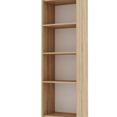 ИТАЛИЯ П-500 Пенал 1 дв. (Дуб сонома/Белый глянец) в Урае - uray.mebel24.online | фото 2