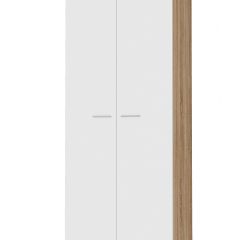 ИТАЛИЯ ШК-800 Шкаф 2 дв. (Дуб сонома/Белый глянец) в Урае - uray.mebel24.online | фото