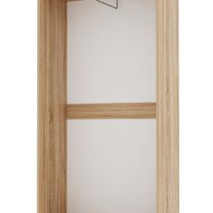 ИТАЛИЯ ШК-800 Шкаф 2 дв. (Дуб сонома/Белый глянец) в Урае - uray.mebel24.online | фото 2