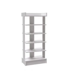 Прихожая Кевин Обувница открытая (Белый) в Урае - uray.mebel24.online | фото
