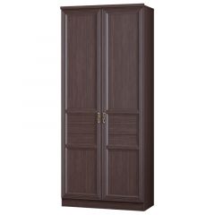 Шкаф для одежды 2-дверный Лира №56 Дуб нортон темный в Урае - uray.mebel24.online | фото