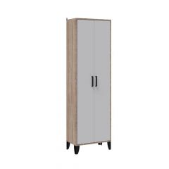 Прихожая Витра Шкаф платяной (Белый/Дуб сонома) в Урае - uray.mebel24.online | фото 1
