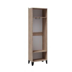 Прихожая Витра Шкаф платяной (Белый/Дуб сонома) в Урае - uray.mebel24.online | фото 2
