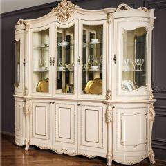 Сервант Джоконда 4-ств (крем) 1900 в Урае - uray.mebel24.online | фото