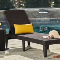 Шезлонг Джайпур (Jaipur Sun lounger) виски-коричневый в Урае - uray.mebel24.online | фото 3