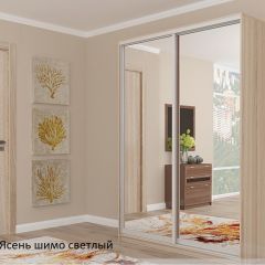 Шкаф №1 1.7-2 Оптима 2400х1704х572 (фасад 2 зеркала) в Урае - uray.mebel24.online | фото 4