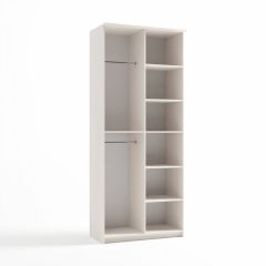 Шкаф 2-х створчатый Дуэт Люкс с зеркалом в Урае - uray.mebel24.online | фото 7