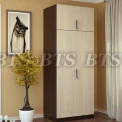 Шкаф 2-х створчатый с перегородкой (венге/лоредо) в Урае - uray.mebel24.online | фото