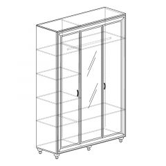 Шкаф 3-дверный с зеркалом №361 Афины в Урае - uray.mebel24.online | фото 2