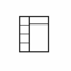 Шкаф 3-х дв. для платья и белья Карина-3 орех (К3Ш1/3[1]) в Урае - uray.mebel24.online | фото 2