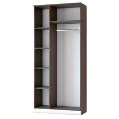 Шкаф 3-х ств НКМ ВЕНЕЦИЯ-1 Секция- 8 (Венге/Белое дерево) в Урае - uray.mebel24.online | фото 2