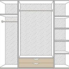 Шкаф 4-х дверный с зеркалами (02.144) Рома (беж) в Урае - uray.mebel24.online | фото 2