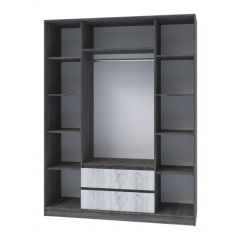 Шкаф 4х створчатый НКМ Милана секция №22 в Урае - uray.mebel24.online | фото 2