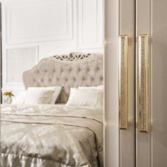 Шкаф 5-ти ств с зеркалами Мокко (бежевый) в Урае - uray.mebel24.online | фото 4