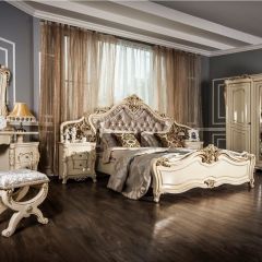 Шкаф 6-ти створчатый Джоконда (крем) в Урае - uray.mebel24.online | фото 3