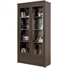 Шкаф для книг №667 "Флоренция" Дуб оксфорд в Урае - uray.mebel24.online | фото