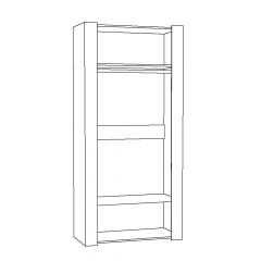 Шкаф для одежды 13.133 Амели в Урае - uray.mebel24.online | фото 2