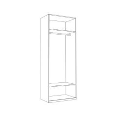 Шкаф для одежды 13.329 Валенсия в Урае - uray.mebel24.online | фото 2
