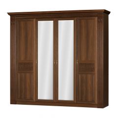 Шкаф для одежды 4-дверный №203 "Лючия" Дуб оксфорд в Урае - uray.mebel24.online | фото