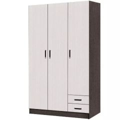 Шкаф распашной Эконом (Венге/Дуб Белфорд) в Урае - uray.mebel24.online | фото