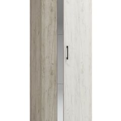 Шкаф Эмма (Дуб Крафт серый/белый) в Урае - uray.mebel24.online | фото 1