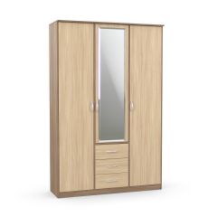Шкаф комбинированный Дуэт Люкс с зеркалом в Урае - uray.mebel24.online | фото 8