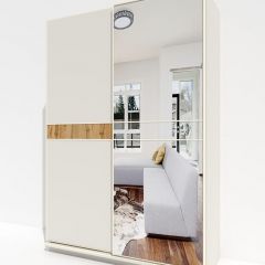Шкаф-купе 1400 серии SOFT D6+D4+B2+PL2 (2 ящика+1штанга+1 полка) профиль «Капучино» в Урае - uray.mebel24.online | фото