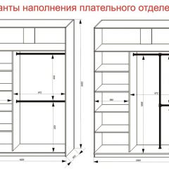 Шкаф-купе 1600 серии SOFT D6+D4+B2+PL2 (2 ящика+1штанга+1 полка) профиль «Капучино» в Урае - uray.mebel24.online | фото 9